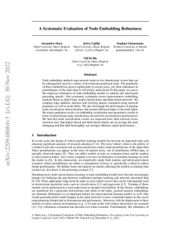 A Systematic Evaluation of Node Embedding Robustness
