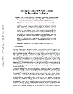 Topological Semantic Graph Memory for Image-Goal Navigation