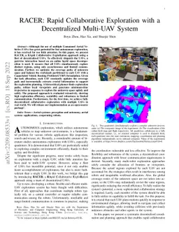 RACER: Rapid Collaborative Exploration with a Decentralized Multi-UAV
  System