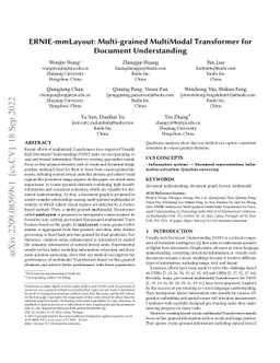 ERNIE-mmLayout: Multi-grained MultiModal Transformer for Document
  Understanding