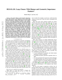 HGI-SLAM: Loop Closure With Human and Geometric Importance Features