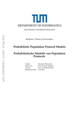 Probabilistic Population Protocol Models