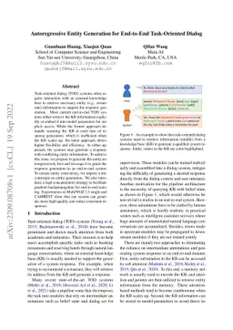 Autoregressive Entity Generation for End-to-End Task-Oriented Dialog