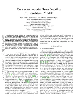 On the Adversarial Transferability of ConvMixer Models