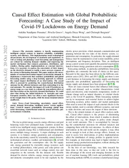Causal Effect Estimation with Global Probabilistic Forecasting: A Case
  Study of the Impact of Covid-19 Lockdowns on Energy Demand