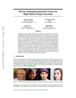 MoVQ: Modulating Quantized Vectors for High-Fidelity Image Generation