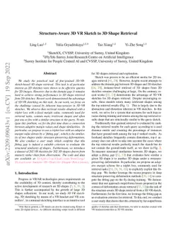 Structure-Aware 3D VR Sketch to 3D Shape Retrieval