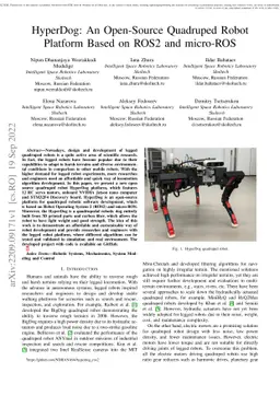 HyperDog: An Open-Source Quadruped Robot Platform Based on ROS2 and
  micro-ROS