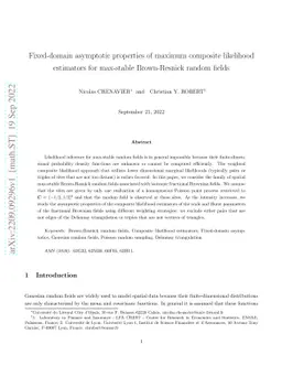 Fixed-domain asymptotic properties of maximum composite likelihood
  estimators for max-stable Brown-Resnick random fields