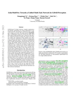 LidarMultiNet: Towards a Unified Multi-Task Network for LiDAR Perception