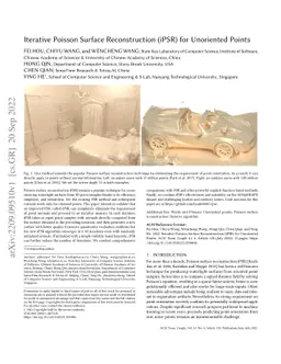 Iterative Poisson Surface Reconstruction (iPSR) for Unoriented Points