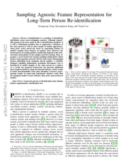 Sampling Agnostic Feature Representation for Long-Term Person
  Re-identification