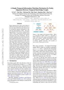 A Simple Temporal Information Matching Mechanism for Entity Alignment
  Between Temporal Knowledge Graphs