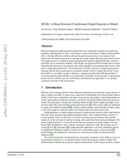 SCGG: A Deep Structure-Conditioned Graph Generative Model