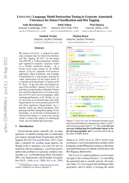 LINGUIST: Language Model Instruction Tuning to Generate Annotated
  Utterances for Intent Classification and Slot Tagging