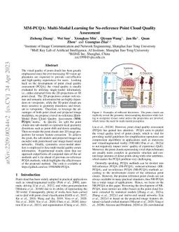 MM-PCQA: Multi-Modal Learning for No-reference Point Cloud Quality
  Assessment