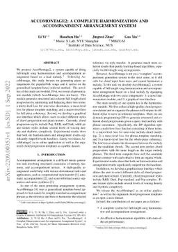 AccoMontage2: A Complete Harmonization and Accompaniment Arrangement
  System
