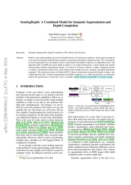 SemSegDepth: A Combined Model for Semantic Segmentation and Depth
  Completion