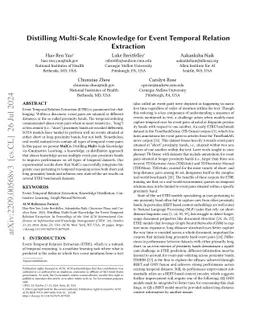 Multi-Scale Contrastive Knowledge Co-Distillation for Event Temporal
  Relation Extraction