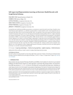 Self-supervised Representation Learning on Electronic Health Records
  with Graph Kernel Infomax