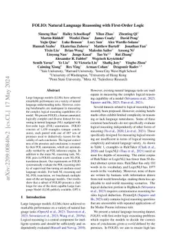 FOLIO: Natural Language Reasoning with First-Order Logic