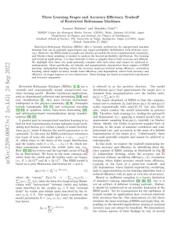 Three Learning Stages and Accuracy-Efficiency Tradeoff of Restricted
  Boltzmann Machines