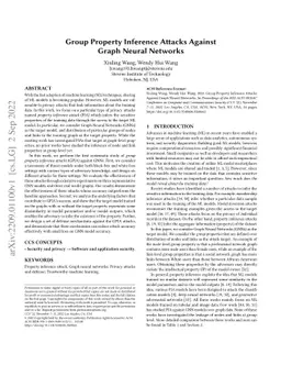 Group Property Inference Attacks Against Graph Neural Networks