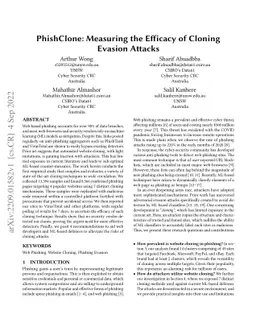 PhishClone: Measuring the Efficacy of Cloning Evasion Attacks