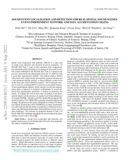 Sound Event Localization and Detection for Real Spatial Sound Scenes:
  Event-Independent Network and Data Augmentation Chains