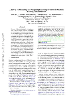 A Survey on Measuring and Mitigating Reasoning Shortcuts in Machine
  Reading Comprehension