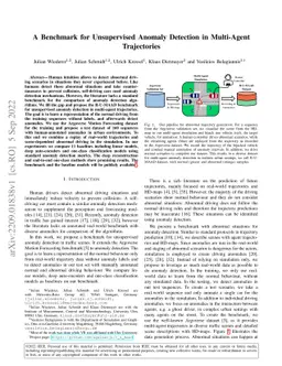 A Benchmark for Unsupervised Anomaly Detection in Multi-Agent
  Trajectories