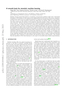 A smooth basis for atomistic machine learning