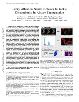 Fuzzy Attention Neural Network to Tackle Discontinuity in Airway
  Segmentation