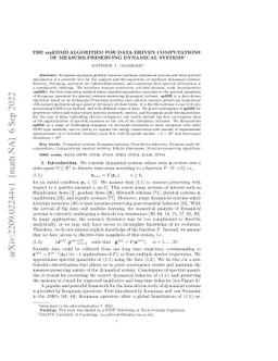 The mpEDMD Algorithm for Data-Driven Computations of Measure-Preserving
  Dynamical Systems