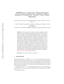 PTSEFormer: Progressive Temporal-Spatial Enhanced TransFormer Towards
  Video Object Detection