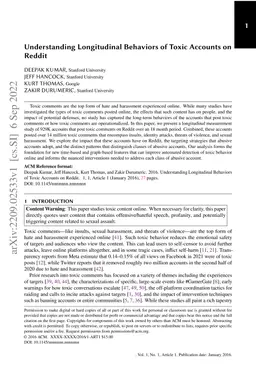 Understanding Longitudinal Behaviors of Toxic Accounts on Reddit
