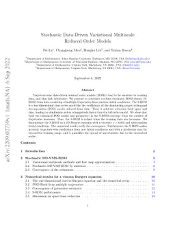 Stochastic Data-Driven Variational Multiscale Reduced Order Models