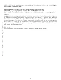 CP-AGCN: Pytorch-based Attention Informed Graph Convolutional Network
  for Identifying Infants at Risk of Cerebral Palsy