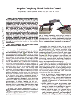 Adaptive Complexity Model Predictive Control