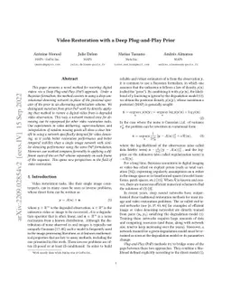 Video Restoration with a Deep Plug-and-Play Prior