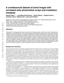 A crowdsourced dataset of aerial images with annotated solar
  photovoltaic arrays and installation metadata