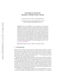 Learning to Generate Realistic LiDAR Point Clouds