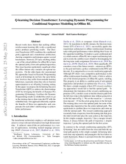 Q-learning Decision Transformer: Leveraging Dynamic Programming for
  Conditional Sequence Modelling in Offline RL