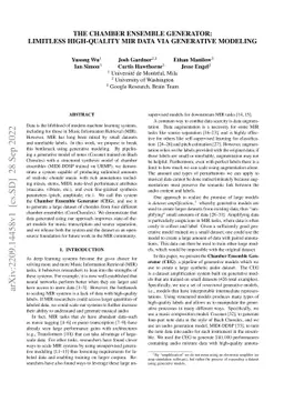 The Chamber Ensemble Generator: Limitless High-Quality MIR Data via
  Generative Modeling