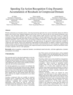 Speeding Up Action Recognition Using Dynamic Accumulation of Residuals
  in Compressed Domain