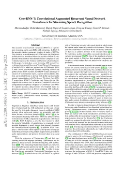 ConvRNN-T: Convolutional Augmented Recurrent Neural Network Transducers
  for Streaming Speech Recognition