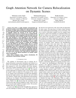 Graph Attention Network for Camera Relocalization on Dynamic Scenes