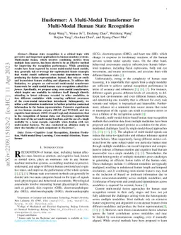 Husformer: A Multi-Modal Transformer for Multi-Modal Human State
  Recognition