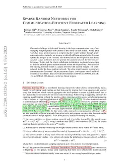 Sparse Random Networks for Communication-Efficient Federated Learning