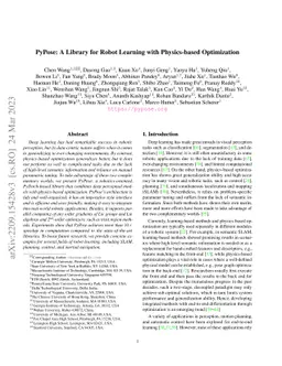 PyPose: A Library for Robot Learning with Physics-based Optimization